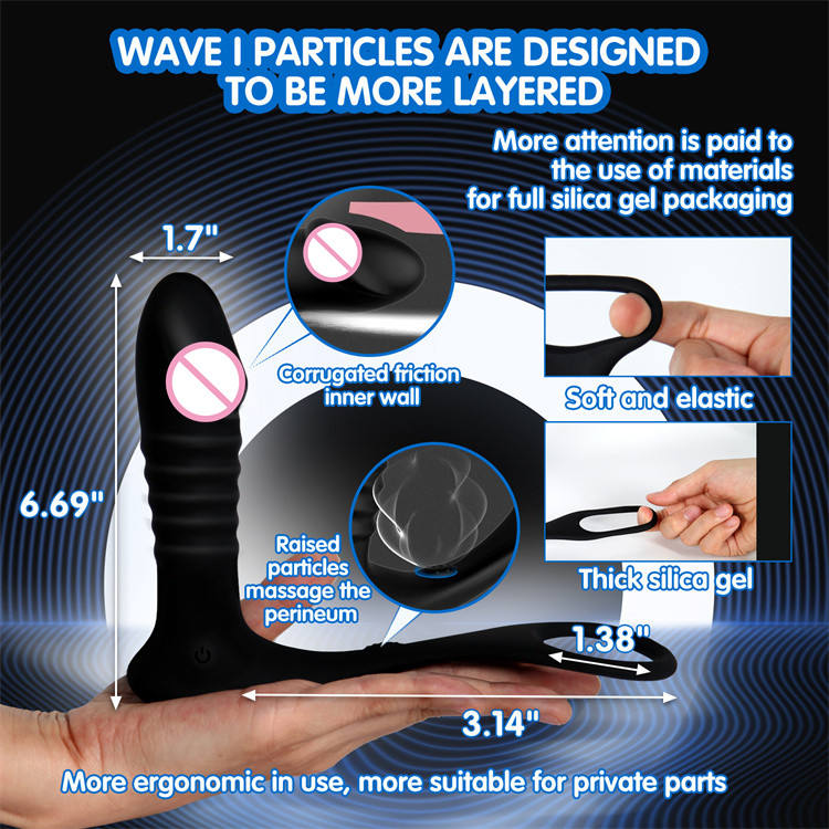 Ring master- Men’s Pr@state Massager with Remote Control