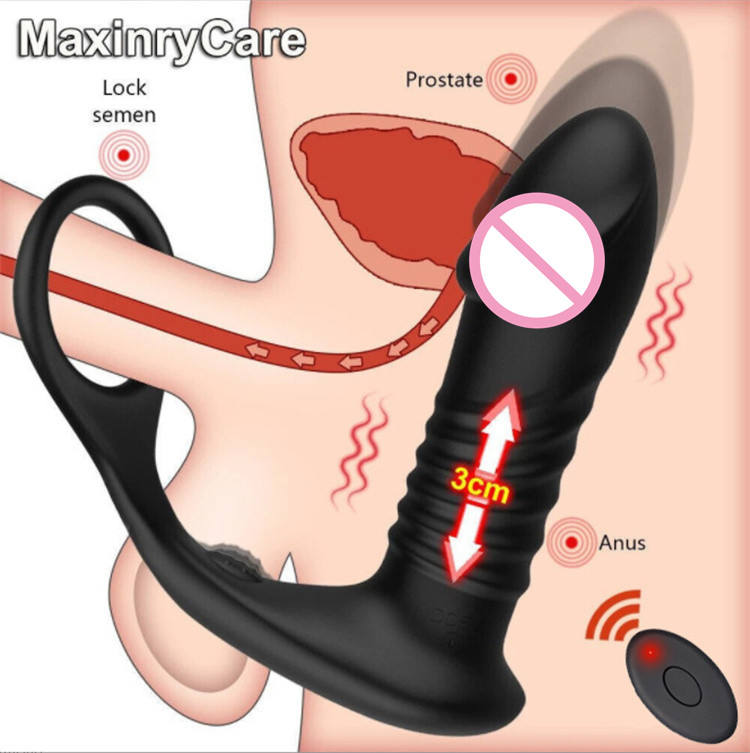 Ring master- Men’s Pr@state Massager with Remote Control