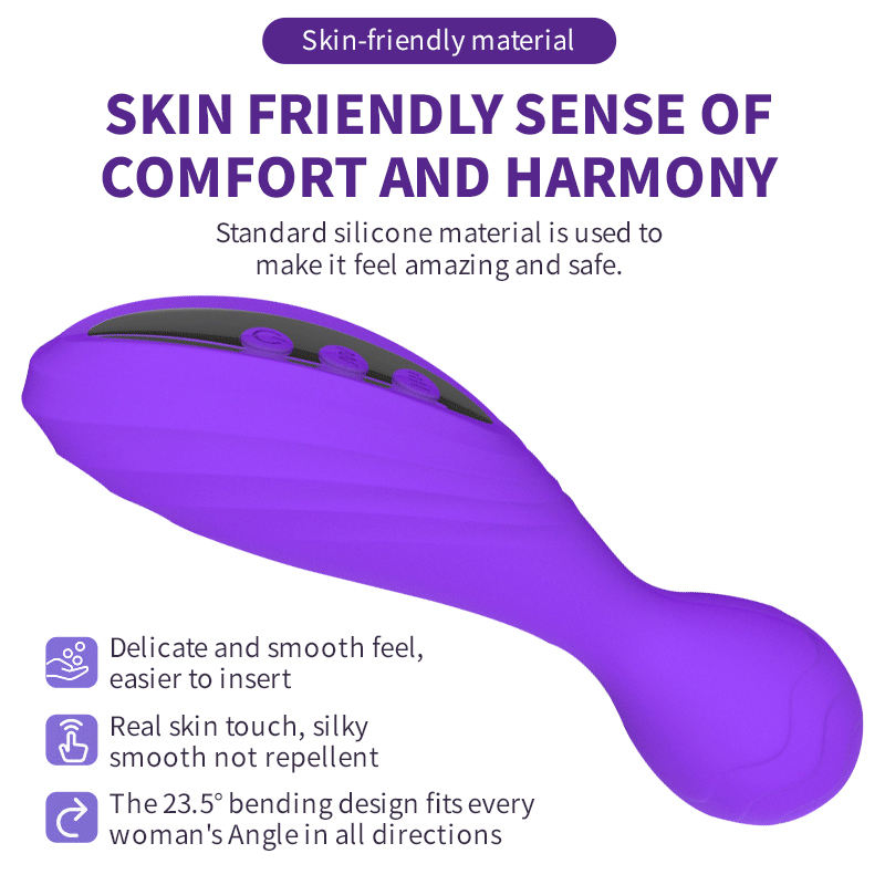 Curvy- Silicone AV Wand Massager