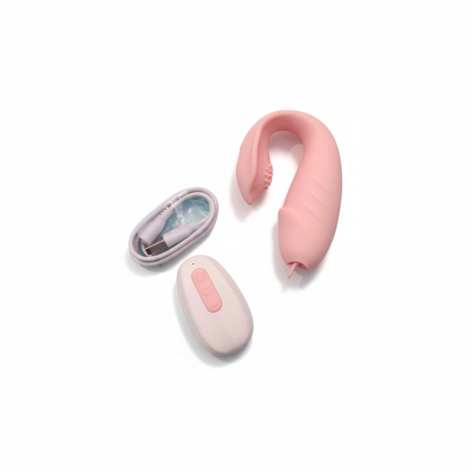 Pink Aura- Rechargeable U-Shape Remote Control Massager for Women